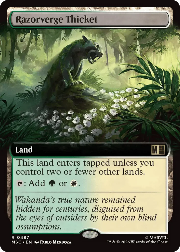Razorverge Thicket · Marvel Super Heroes Commander