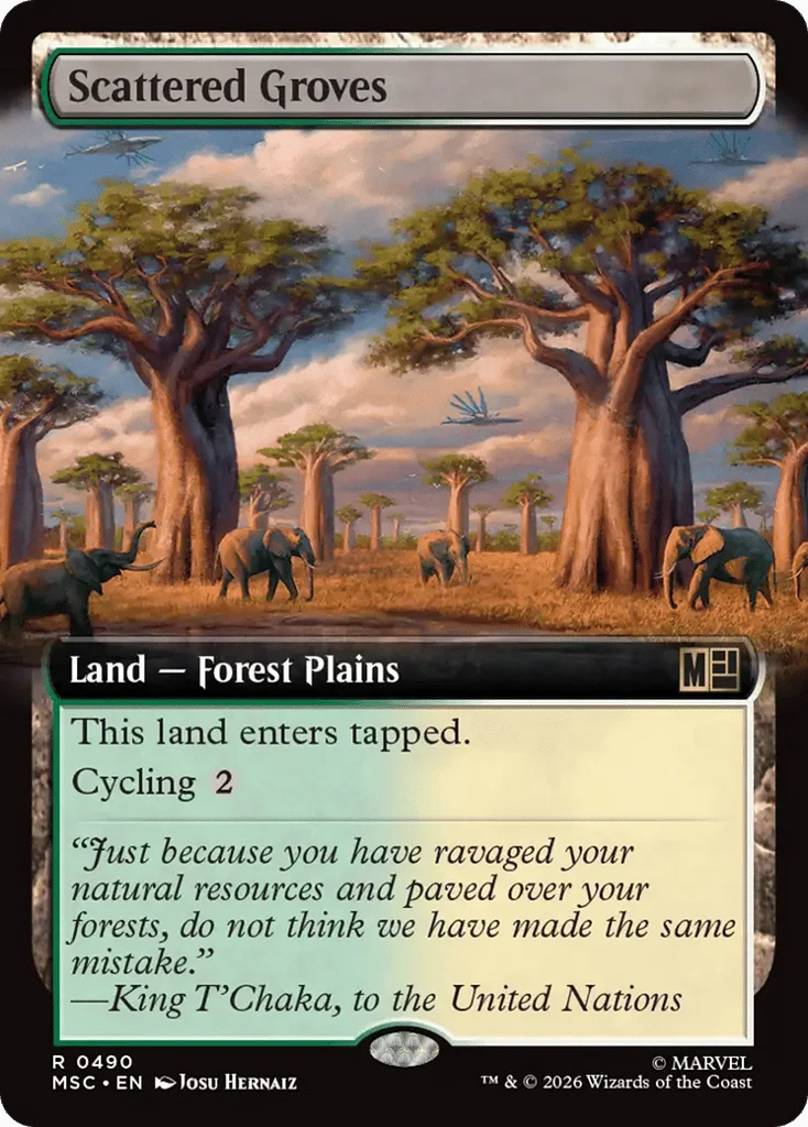 Scattered Groves · Marvel Super Heroes Commander