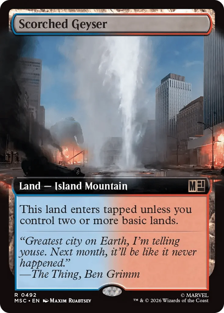 Scorched Geyser · Marvel Super Heroes Commander
