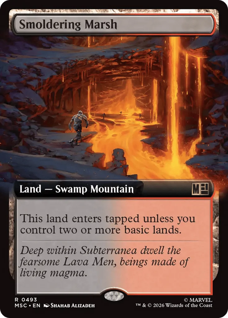 Smoldering Marsh · Marvel Super Heroes Commander