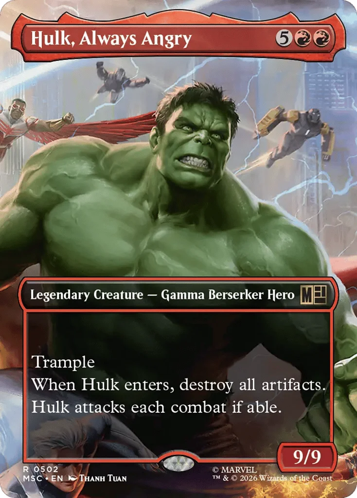Hulk, Always Angry · Marvel Super Heroes Commander