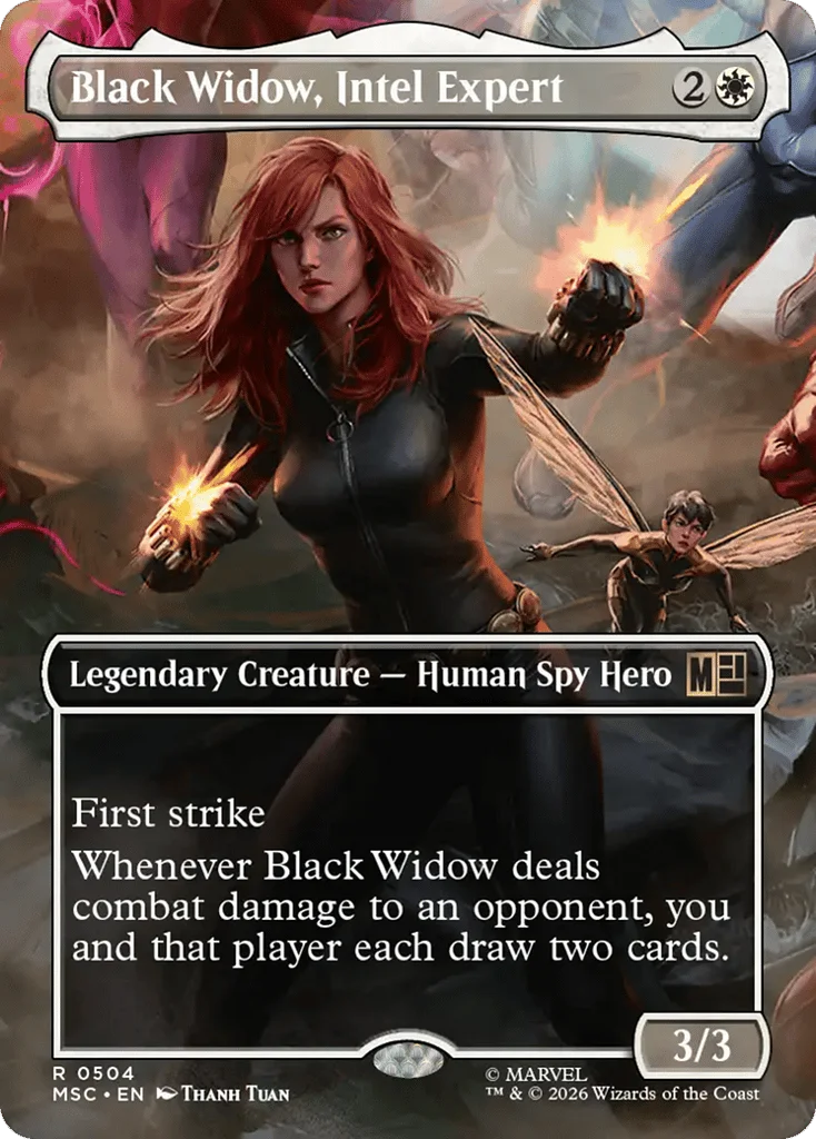 Black Widow, Intel Expert · Marvel Super Heroes Commander