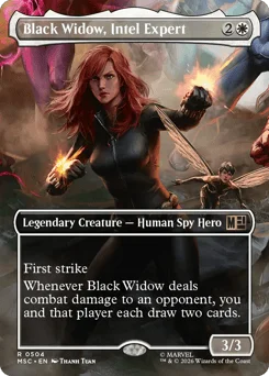 Black Widow, Intel Expert