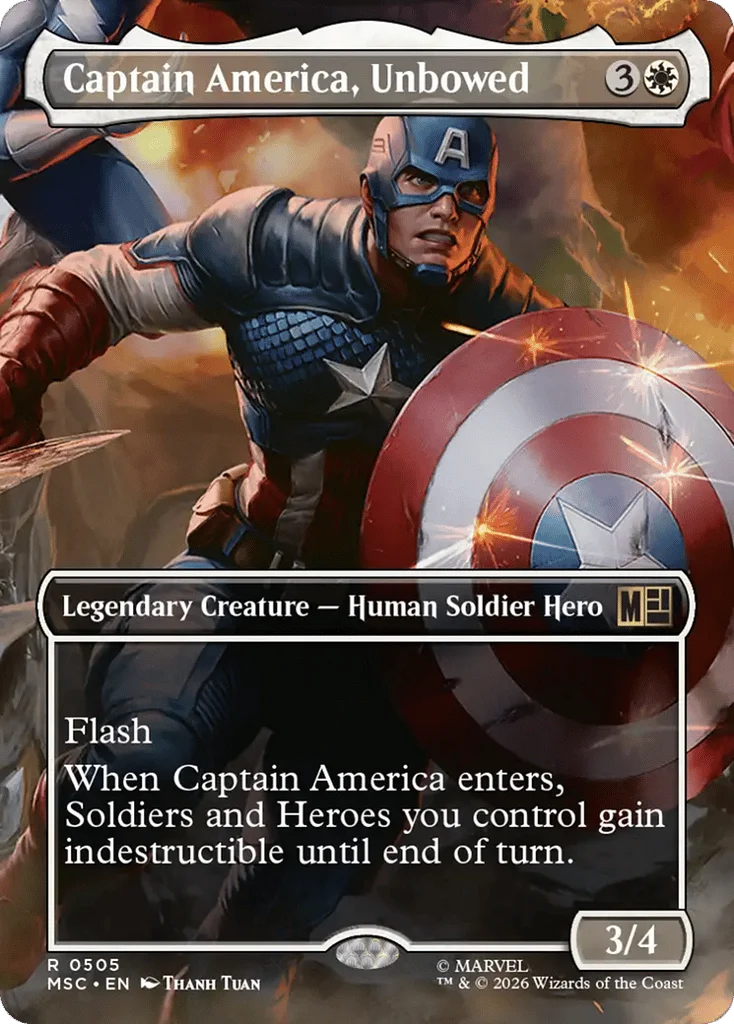 Captain America, Unbowed · Marvel Super Heroes Commander