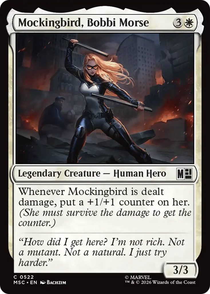 Mockingbird, Bobbi Morse · Marvel Super Heroes Commander