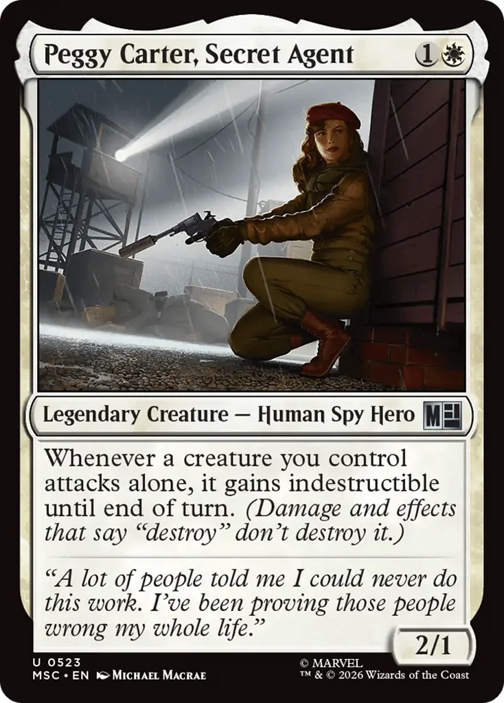 Peggy Carter, Secret Agent · Marvel Super Heroes Commander