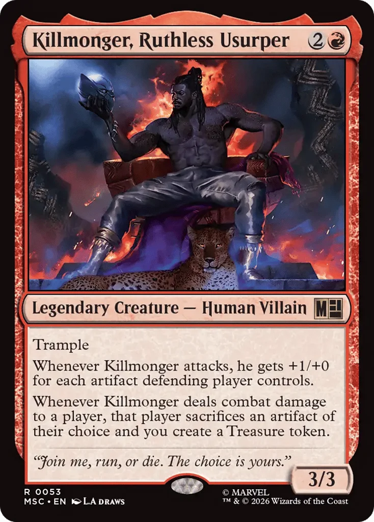 Killmonger, Ruthless Usurper · Marvel Super Heroes Commander