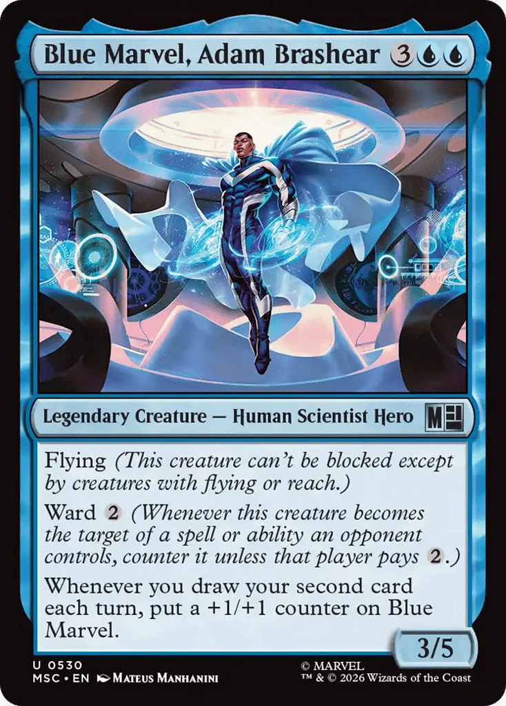 Blue Marvel, Adam Brashear · Marvel Super Heroes Commander