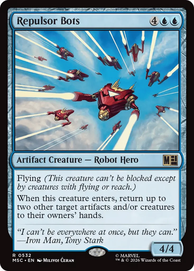 Repulsor Bots · Marvel Super Heroes Commander