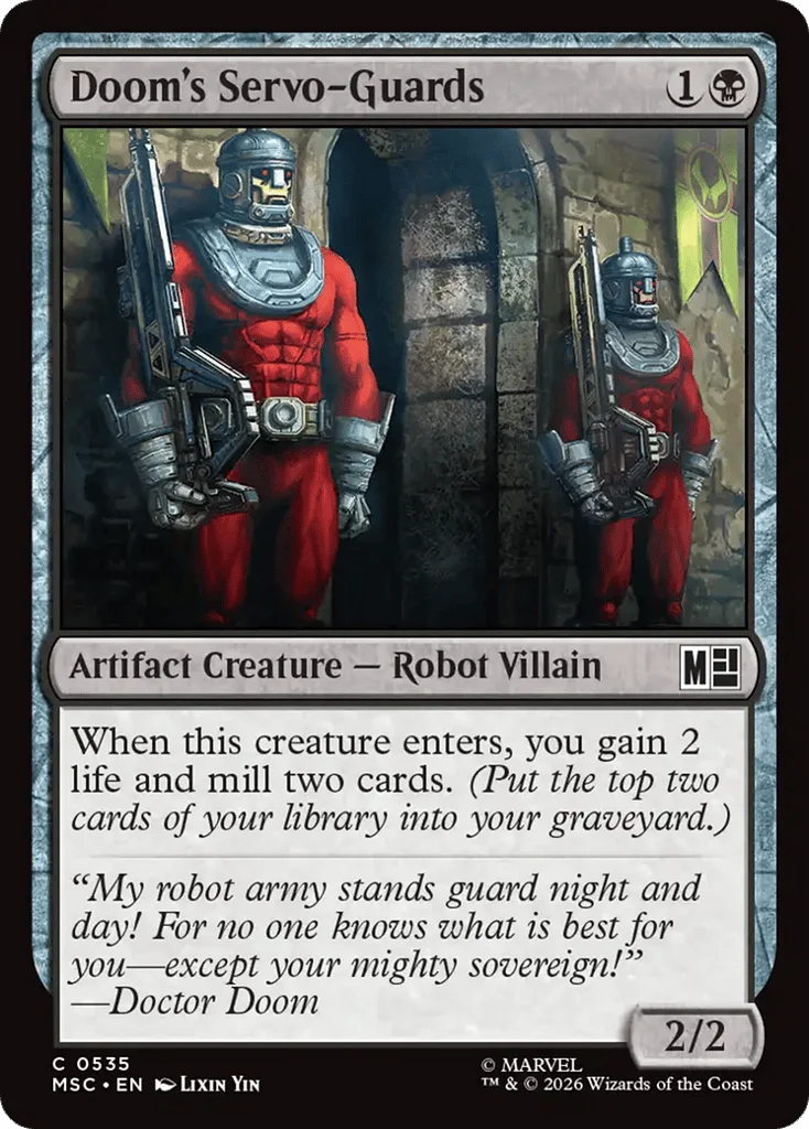 Doom's Servo-Guards · Marvel Super Heroes Commander