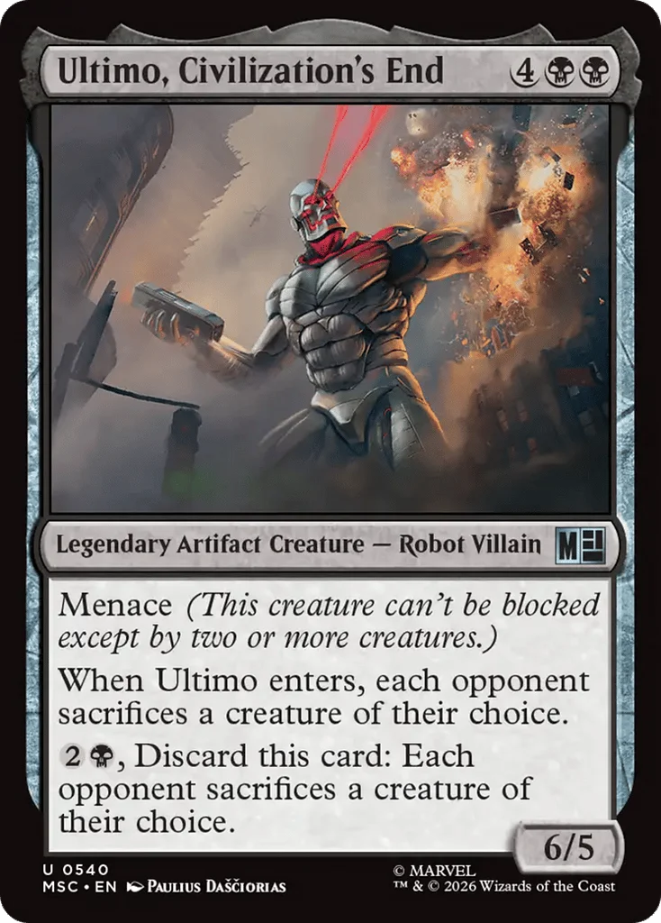 Ultimo, Civilization's End · Marvel Super Heroes Commander