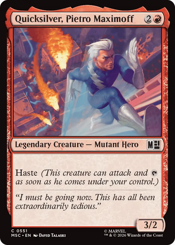 Quicksilver, Pietro Maximoff · Marvel Super Heroes Commander