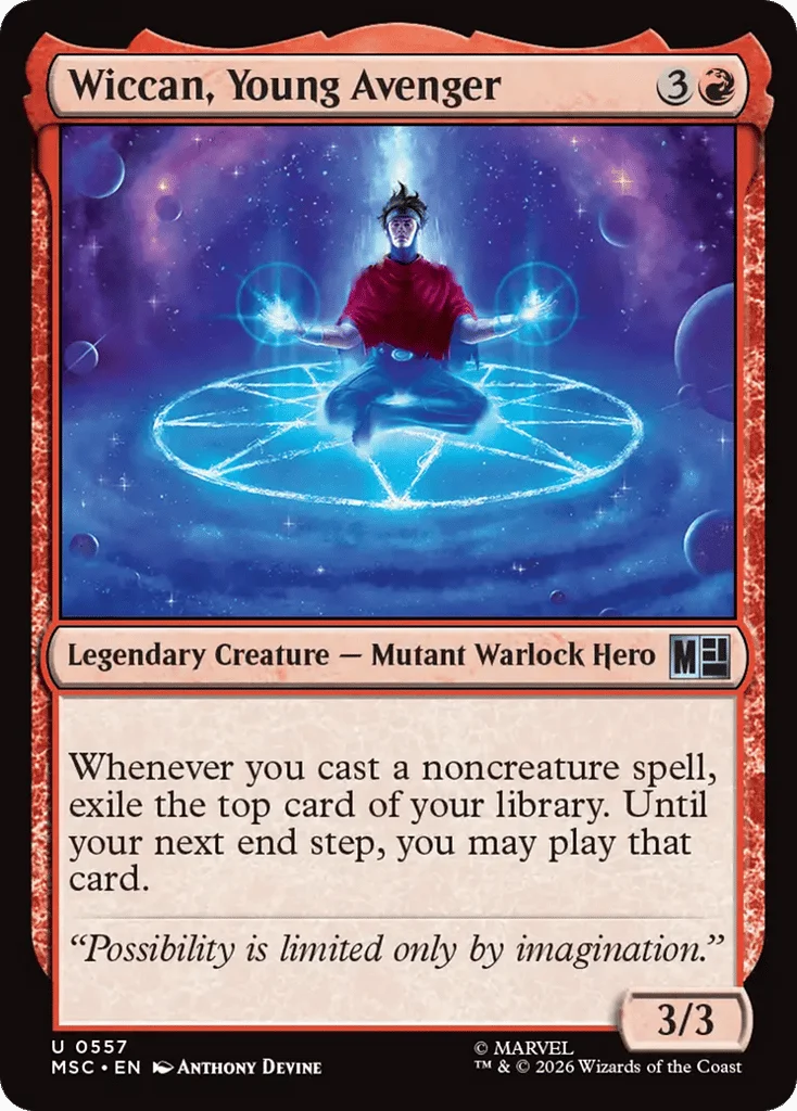 Wiccan, Young Avenger · Marvel Super Heroes Commander