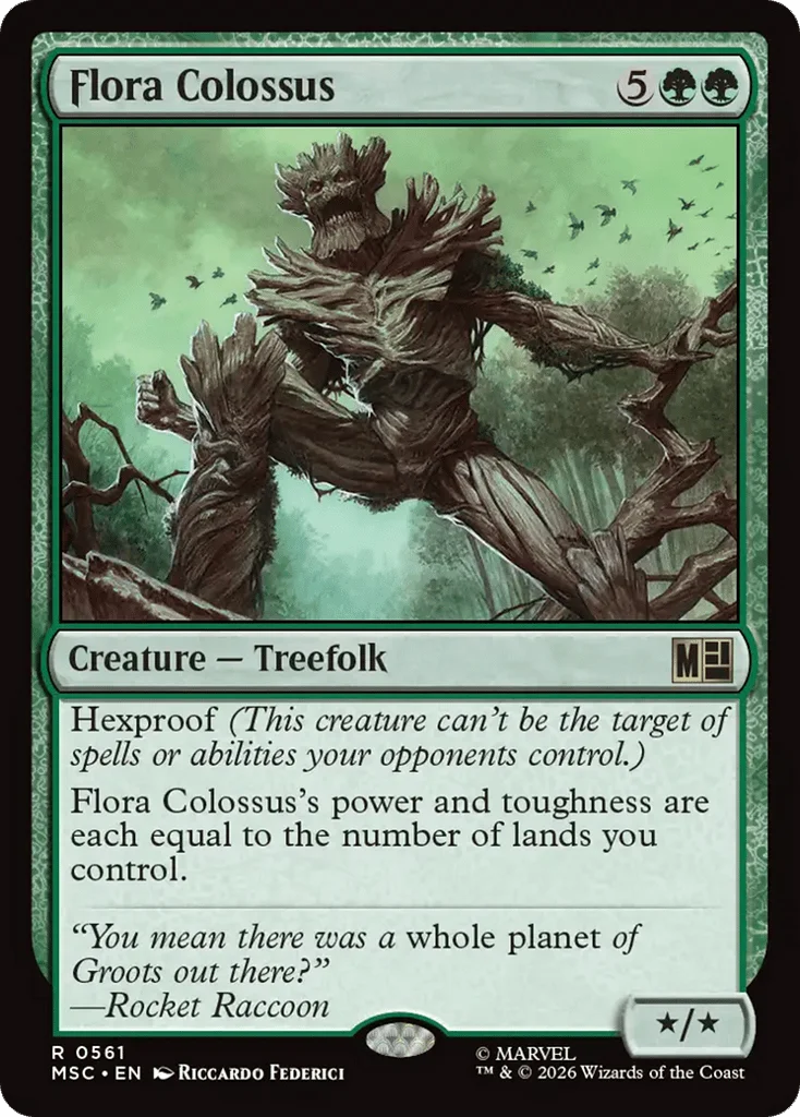 Flora Colossus · Marvel Super Heroes Commander