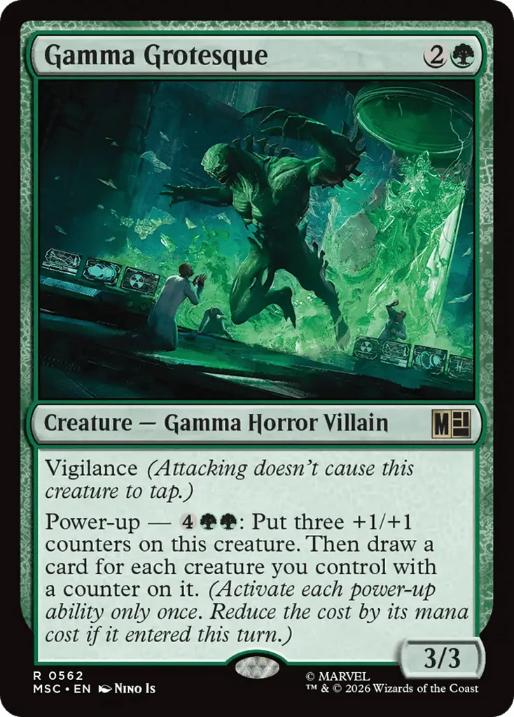 Gamma Grotesque · Marvel Super Heroes Commander