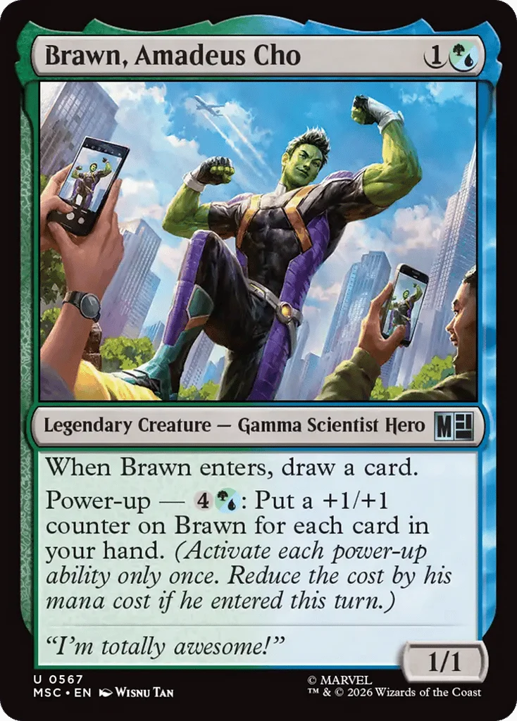 Brawn, Amadeus Cho · Marvel Super Heroes Commander