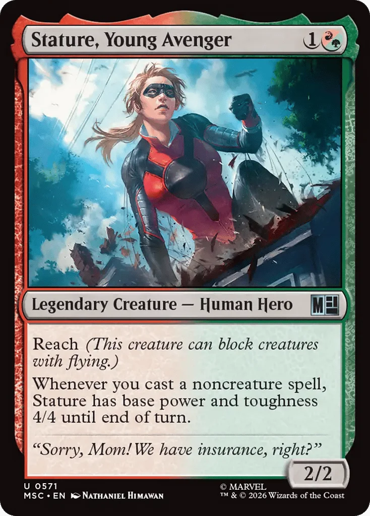Stature, Young Avenger · Marvel Super Heroes Commander