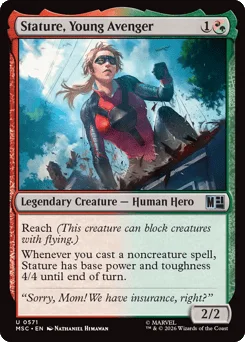 Stature, Young Avenger