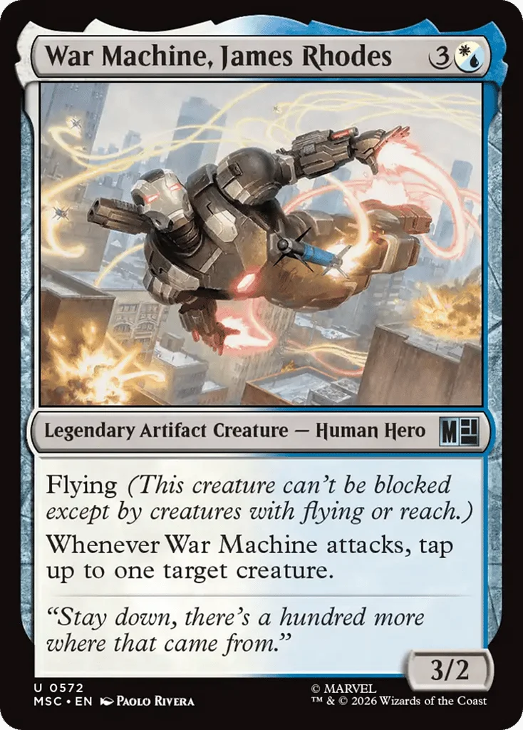 War Machine, James Rhodes · Marvel Super Heroes Commander
