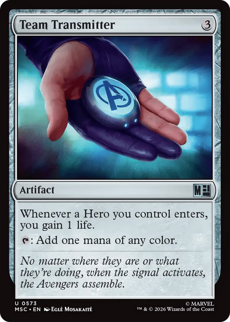Team Transmitter · Marvel Super Heroes Commander