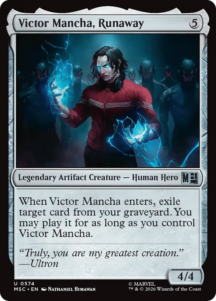 Victor Mancha, Runaway · Marvel Super Heroes Commander