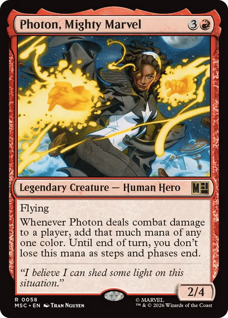 Photon, Mighty Marvel · Marvel Super Heroes Commander