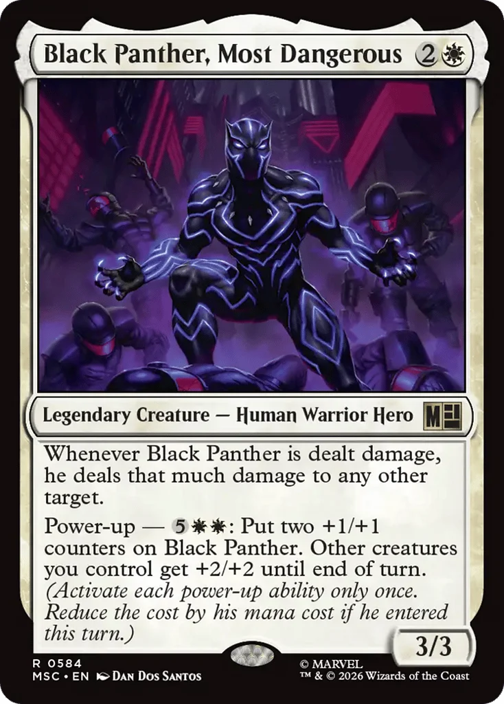 Black Panther, Most Dangerous · Marvel Super Heroes Commander