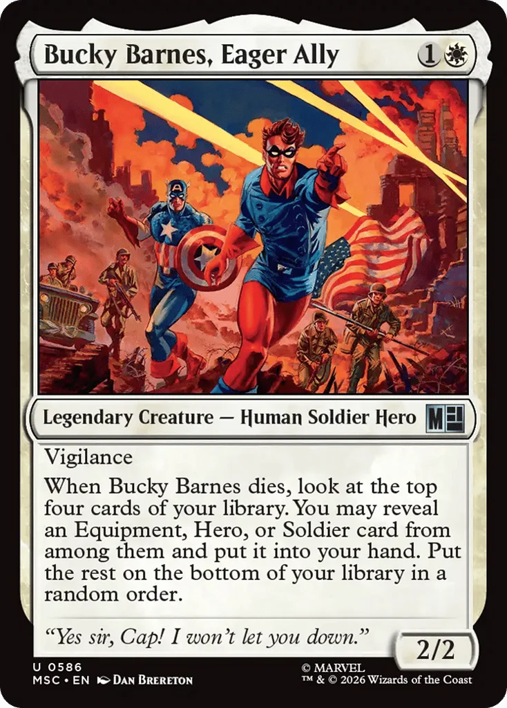 Bucky Barnes, Eager Ally · Marvel Super Heroes Commander