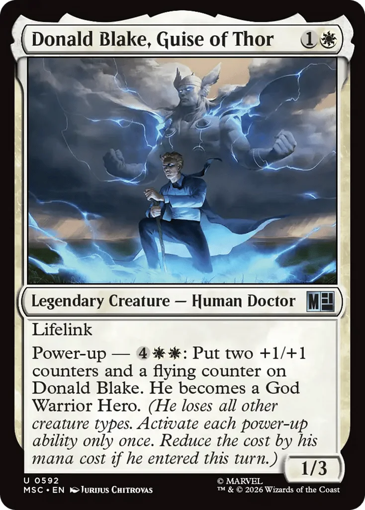 Donald Blake, Guise of Thor · Marvel Super Heroes Commander