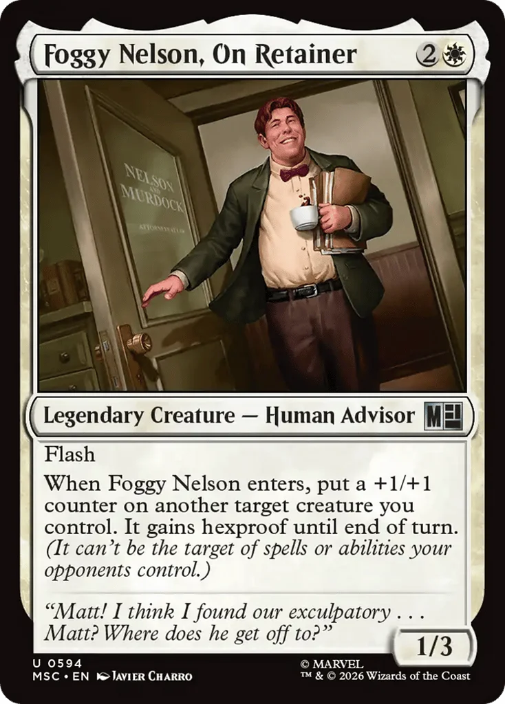 Foggy Nelson, On Retainer · Marvel Super Heroes Commander