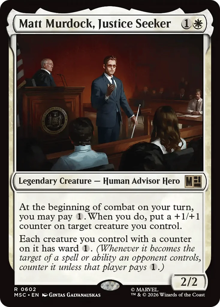 Matt Murdock, Justice Seeker · Marvel Super Heroes Commander