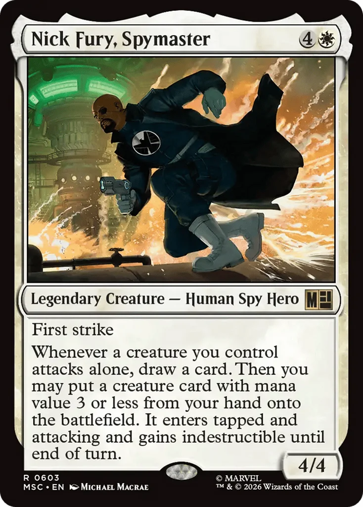Nick Fury, Spymaster · Marvel Super Heroes Commander