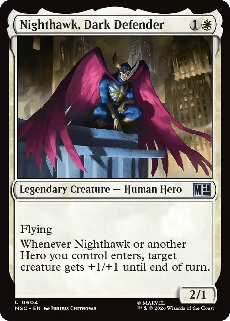 Nighthawk, Dark Defender · Marvel Super Heroes Commander
