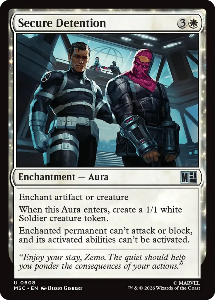 Secure Detention · Marvel Super Heroes Commander