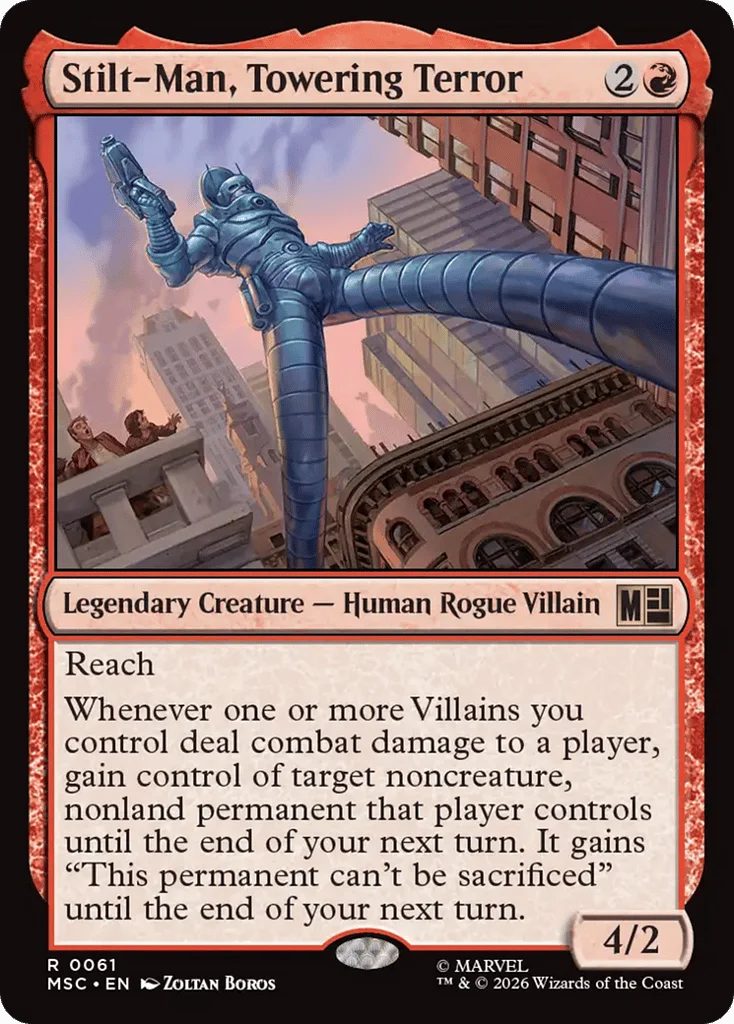 Stilt-Man, Towering Terror · Marvel Super Heroes Commander