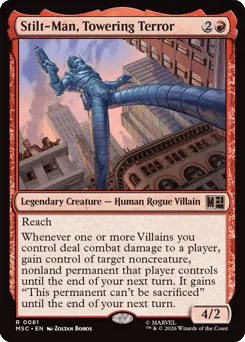 Stilt-Man, Towering Terror