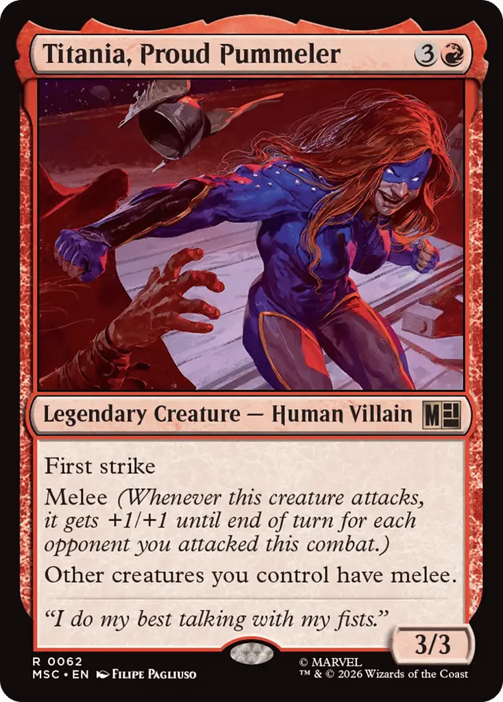 Titania, Proud Pummeler · Marvel Super Heroes Commander