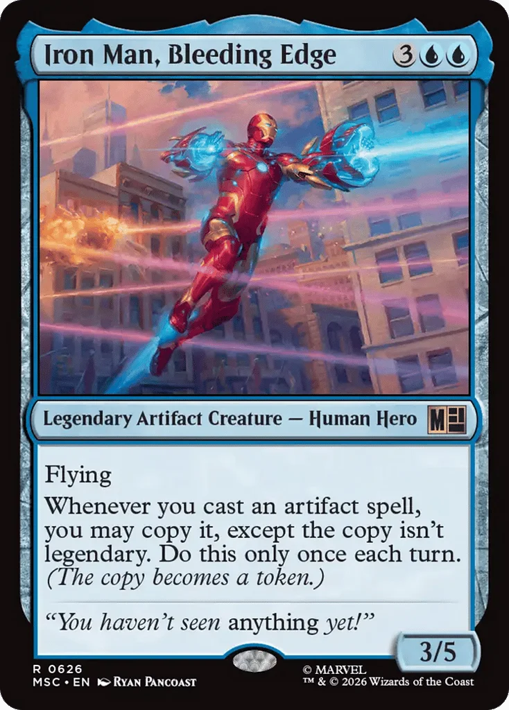 Iron Man, Bleeding Edge · Marvel Super Heroes Commander