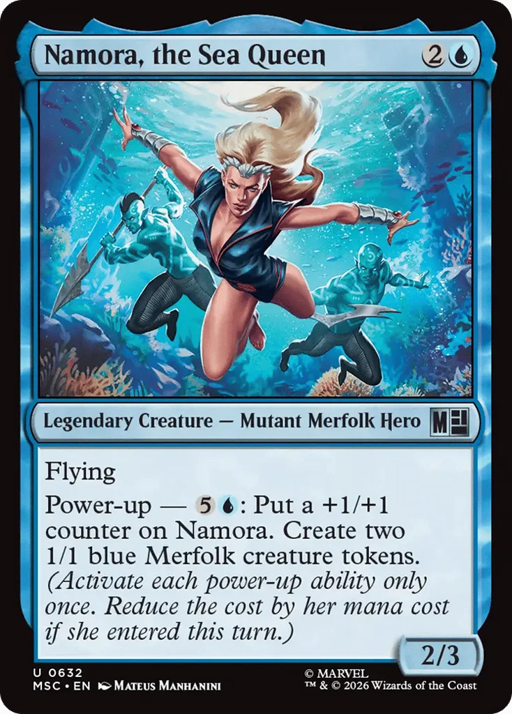 Namora, the Sea Queen · Marvel Super Heroes Commander