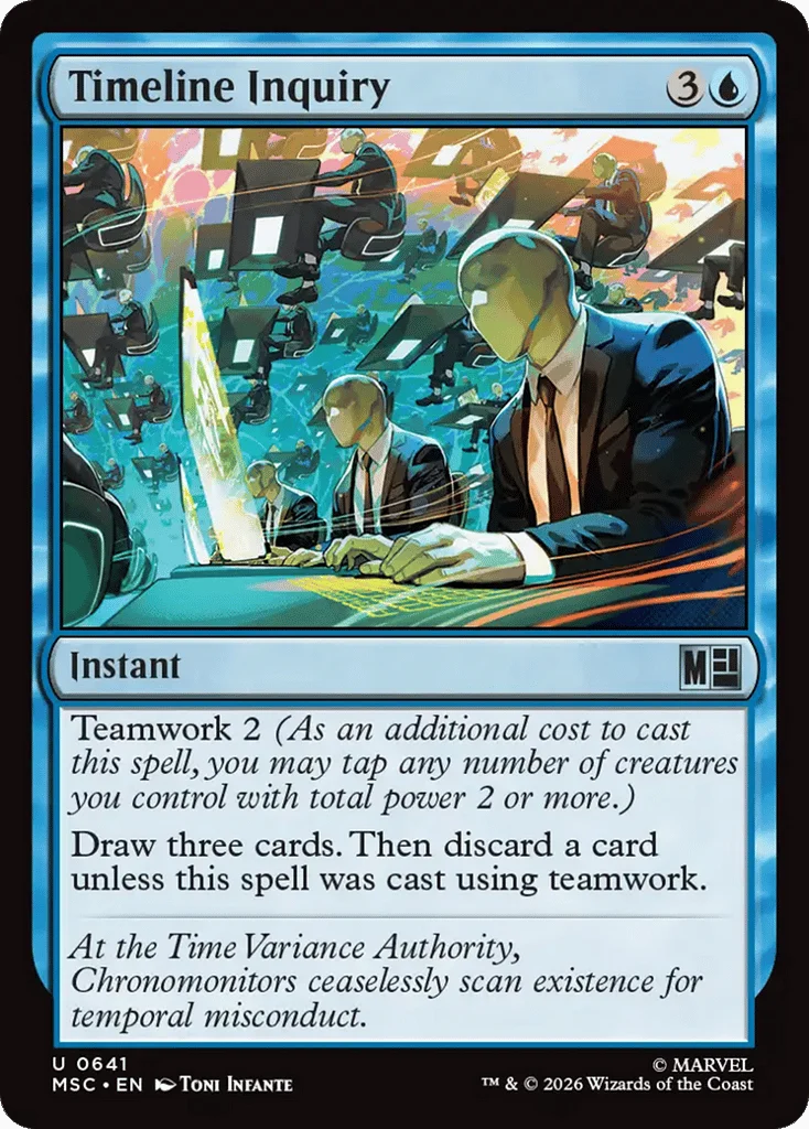 Timeline Inquiry · Marvel Super Heroes Commander
