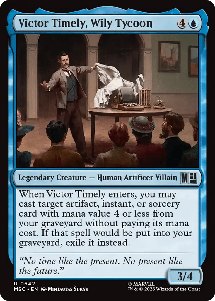 Victor Timely, Wily Tycoon · Marvel Super Heroes Commander
