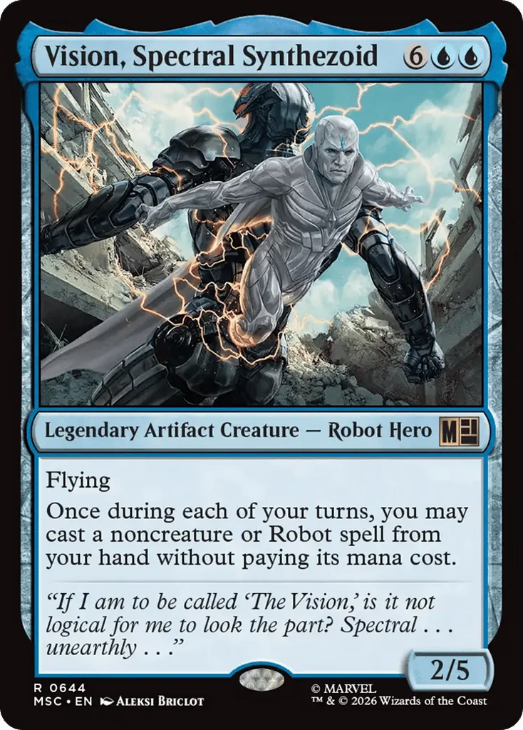 Vision, Spectral Synthezoid · Marvel Super Heroes Commander
