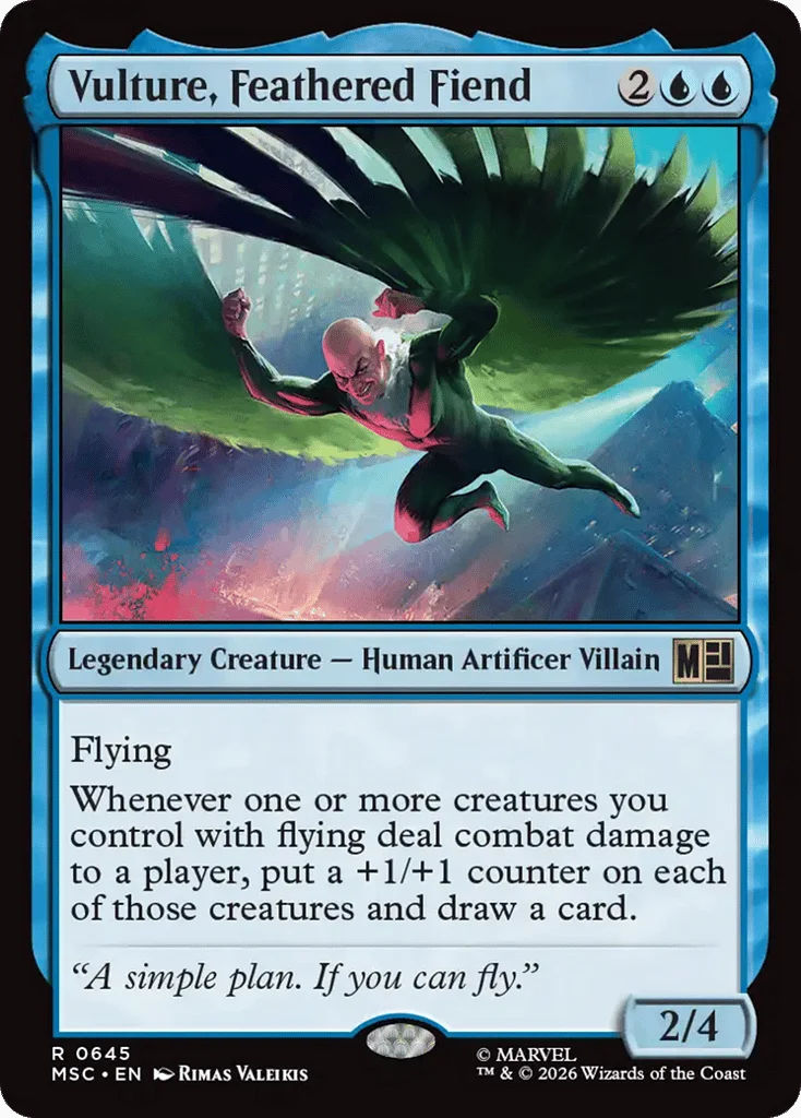 Vulture, Feathered Fiend · Marvel Super Heroes Commander