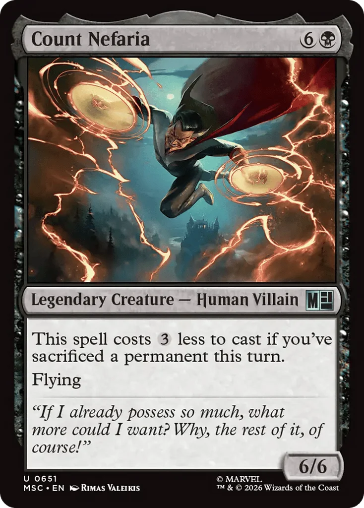 Count Nefaria · Marvel Super Heroes Commander