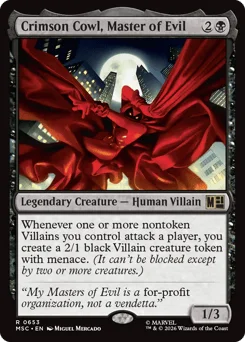 Crimson Cowl, Master of Evil