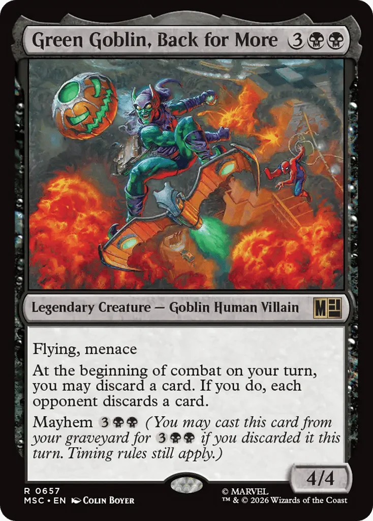 Green Goblin, Back for More · Marvel Super Heroes Commander
