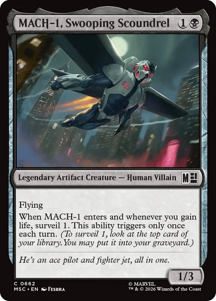 MACH-1, Swooping Scoundrel · Marvel Super Heroes Commander