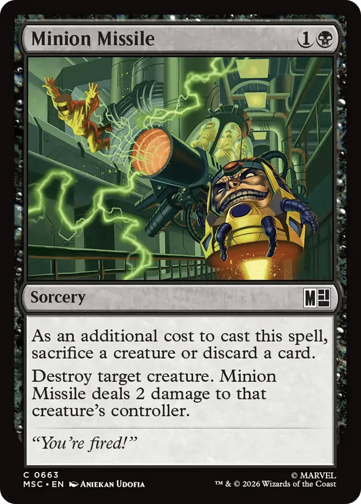 Minion Missile · Marvel Super Heroes Commander