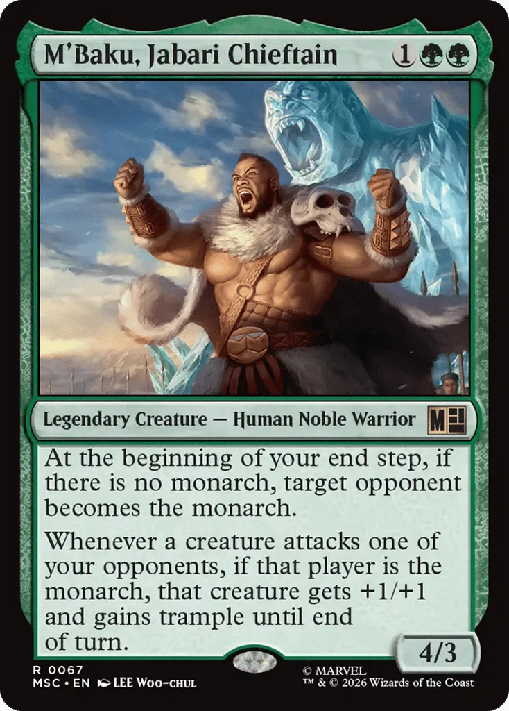 M'Baku, Jabari Chieftain · Marvel Super Heroes Commander