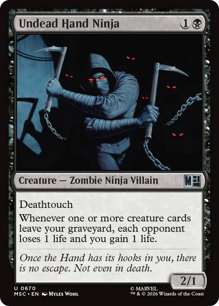 Undead Hand Ninja · Marvel Super Heroes Commander